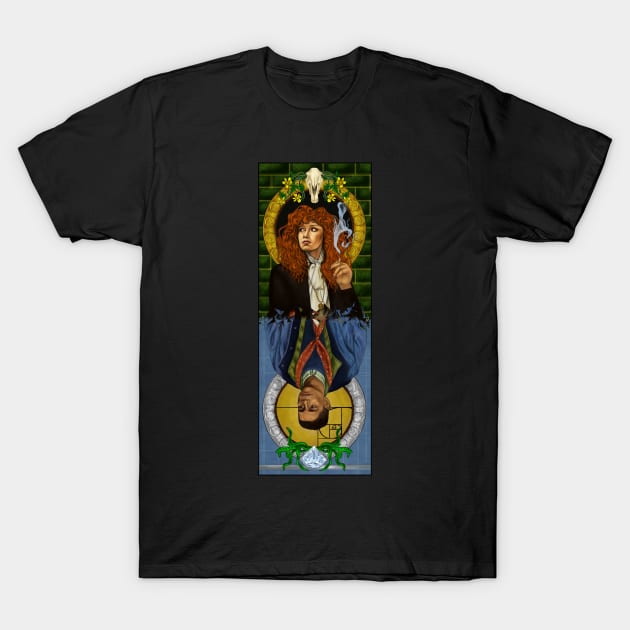 Russian Doll - Art Nouveau painting T-Shirt by dangerbeforeyou